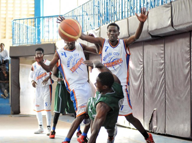Thunder in a past match against Co-operative Bank.(Photo:SNA File)